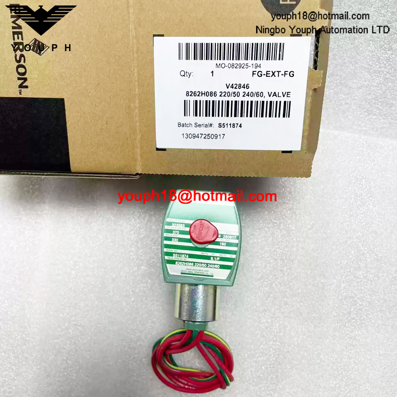 8262H086 220/50 ASCO 1/4NPT Electromagnetic Valve