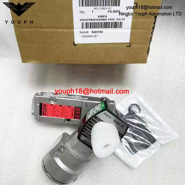 VCEVCP8551G309MO 24DC Asco 1/4NPT Stainless Steel Ex-Proof Solenoid Valve