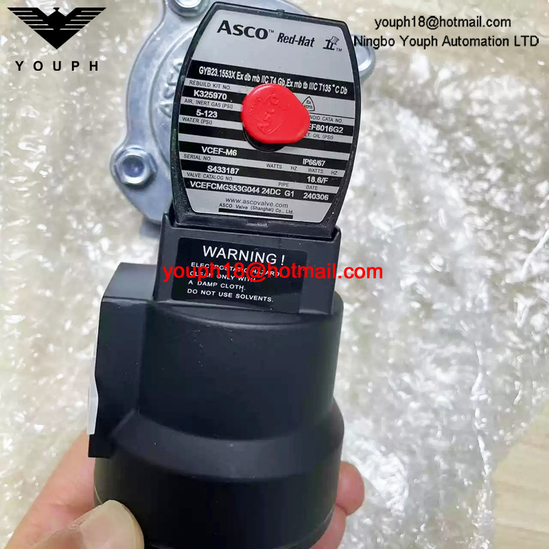 VCEFCMG353G044 24DC ASCO G1 Solenoid Ex-Proof Pulse Jet Valve