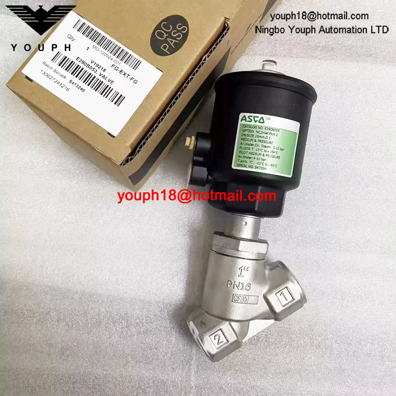 E290B053 Asco G1(DN 25) Air Operated Angle Seat Valve