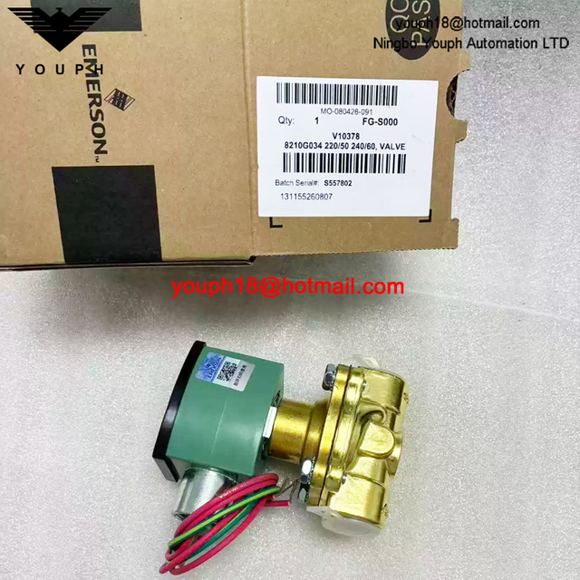 8210G034 220/50 240/60 ASCO 1/2NPT Electromagnetic Valve