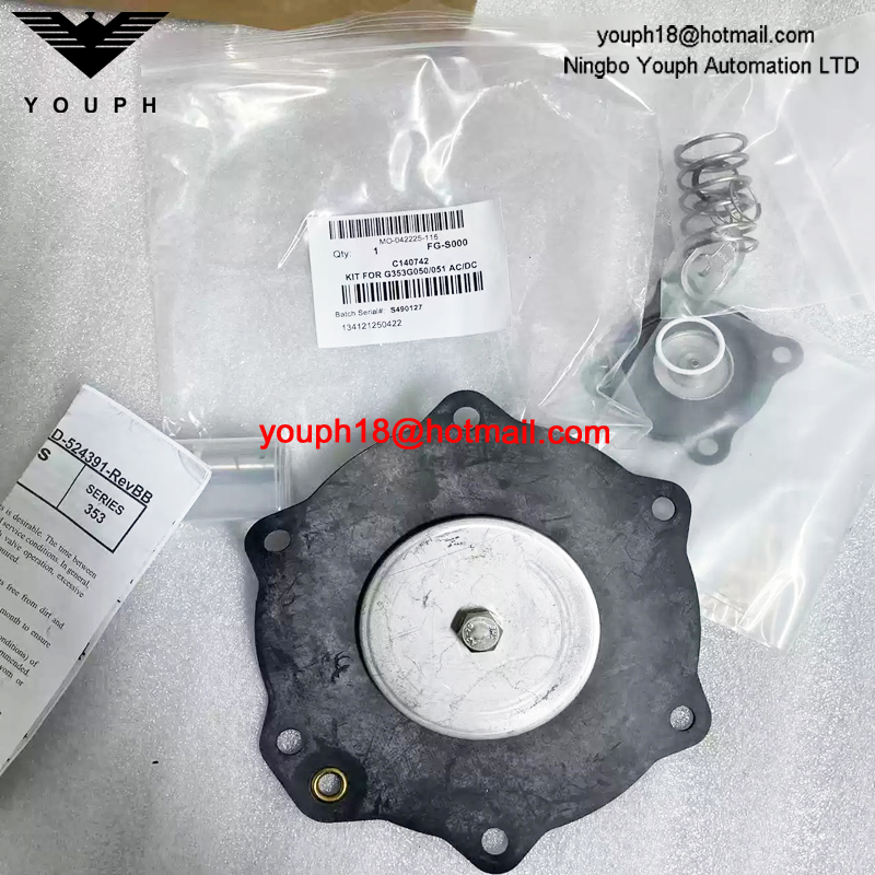 C140742 ASCO KIT FOR G353G050/051 Pulse Jet Valve Rebuild Kit