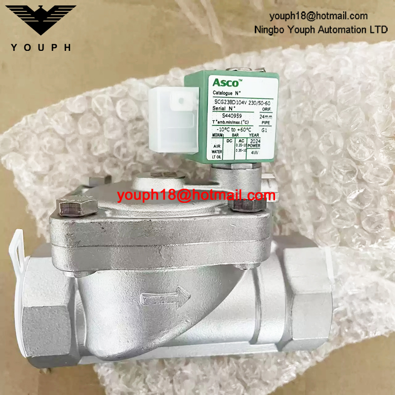 SCG238D104V 230/50-60 ASCO G1 Solenoid Valve