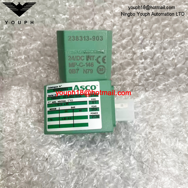 SCG353G044 238313-903 ASCO One Inch Pulse Valve Solenoid Coil 24DC
