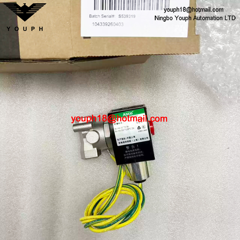 EF8262H086 24DC ASCO 1/4"NPT Ex-Proof Solenoid Valve