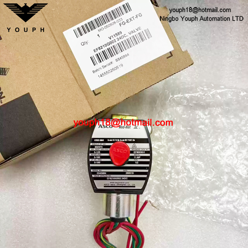 EF8210G002 24DC ASCO 1/2NPT Explosion-Proof Solenoid Valve
