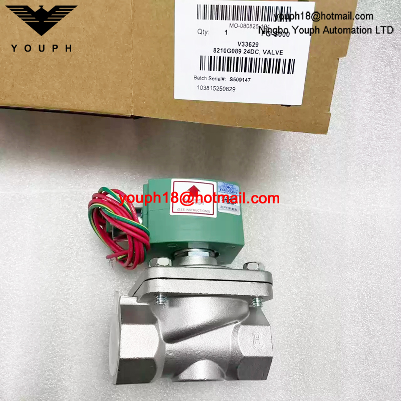 8210G089 24DC ASCO 1NPT Stainless Steel Solenoid Valve