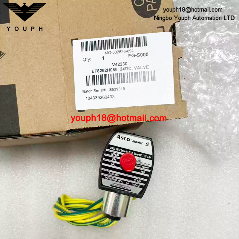 EF8262H086 24DC ASCO 1/4"NPT Ex-Proof Solenoid Valve