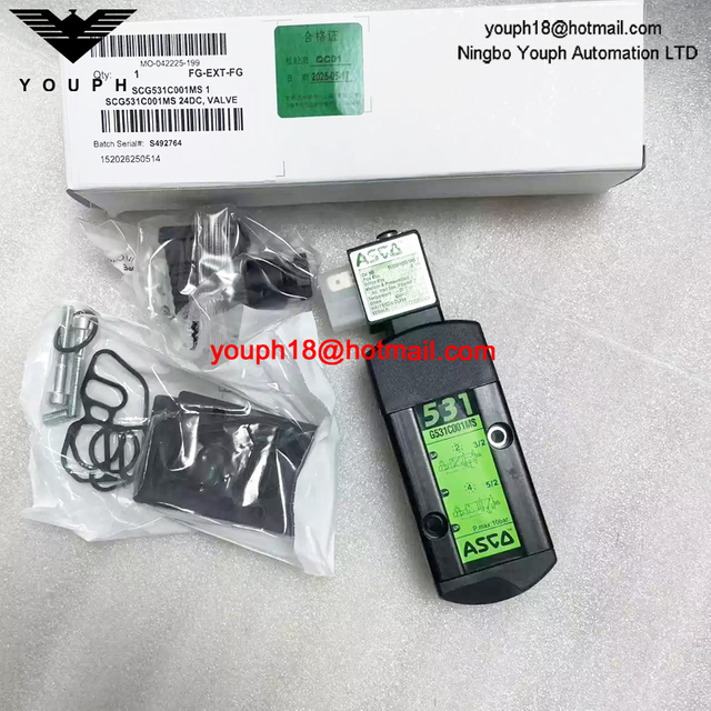 SCG531C001MS 24DC ASCO G1/4 Solenoid Valve