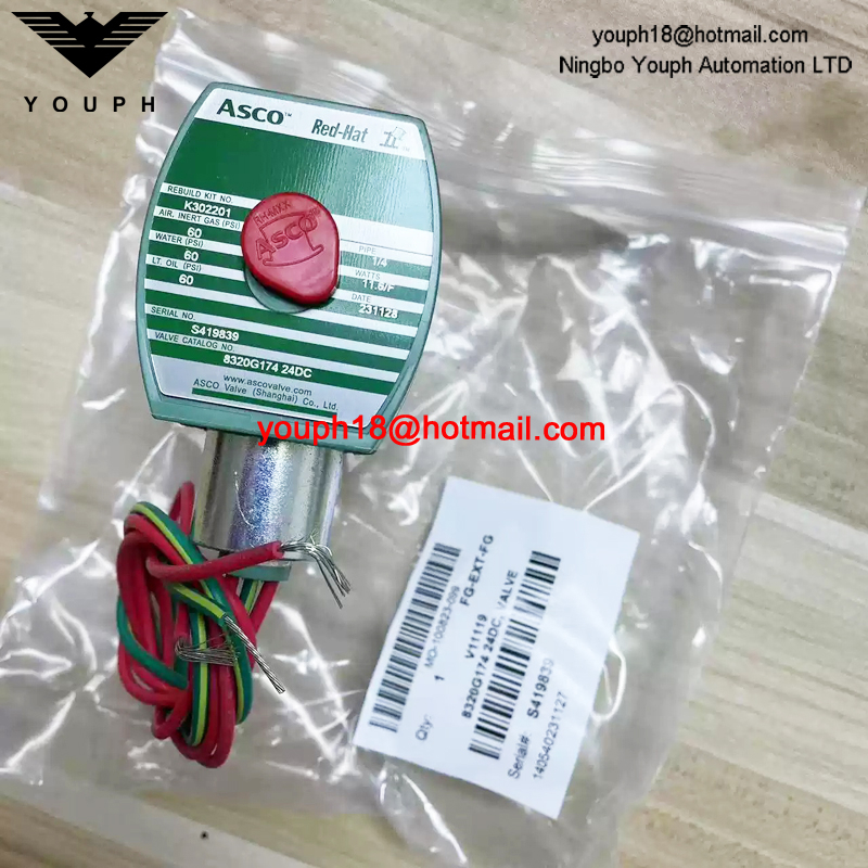 8320G174 24DC ASCO 1/4NPT Electromagnetic Valve