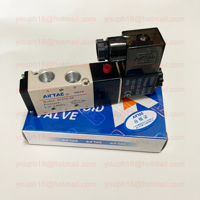 Airtac 4V210-08 G1/4" 4V200 Series 5/2 Way Solenoid Valve