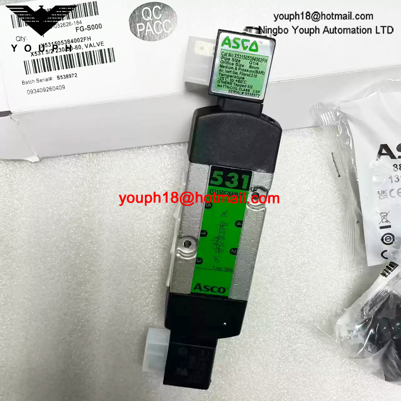 X531505384002FH ASCO G1/4 X531 5/2 230/50-60 Electromagnetic Valve