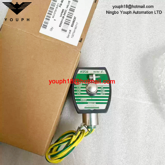 8262H138 24DC ASCO 1/4NPT Electromagnetic Valve