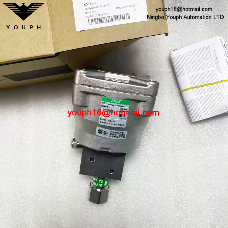 WSNF8327B102MO 24DC ASCO 1/4NPT Stainless Steel Ex-Proof Solenoid Valve