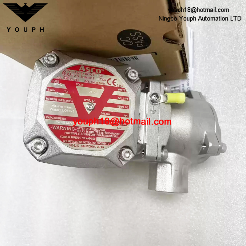 WSJE8327B112 24DC ASCO NPT1/4 Explosion-Proof Solenoid Valve