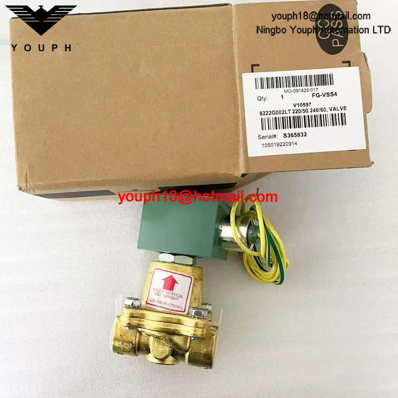 8222G002LT 220/50 ASCO 1/2NPT Low Temperature Solenoid Valve