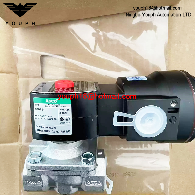 VCEFCM8210G087 220/50 ASCO 1/2NPT Stainless Steel Ex-Proof Solenoid Valve