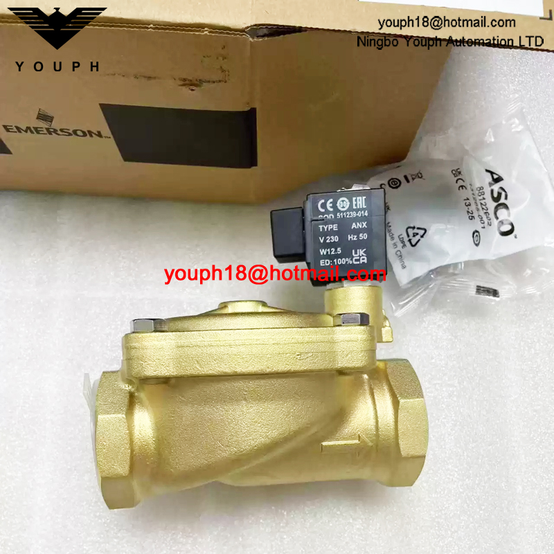 SCG238E020 230/50 Asco G1 1/2 Normally Open Solenoid Valve