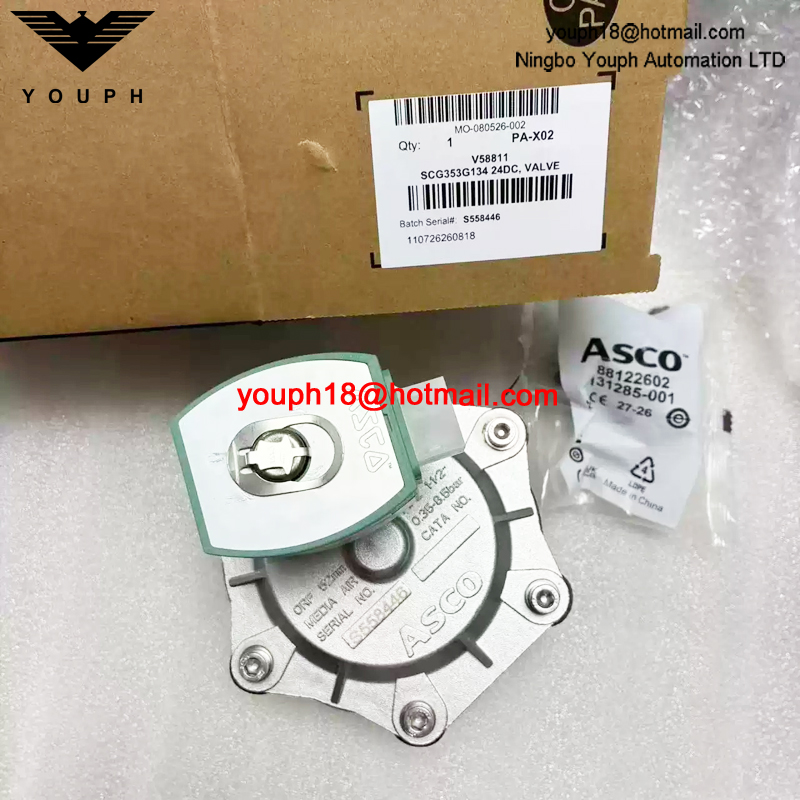 SCG353G134 24DC ASCO G1 1/2 Stainless Steel Pulse Jet Valve