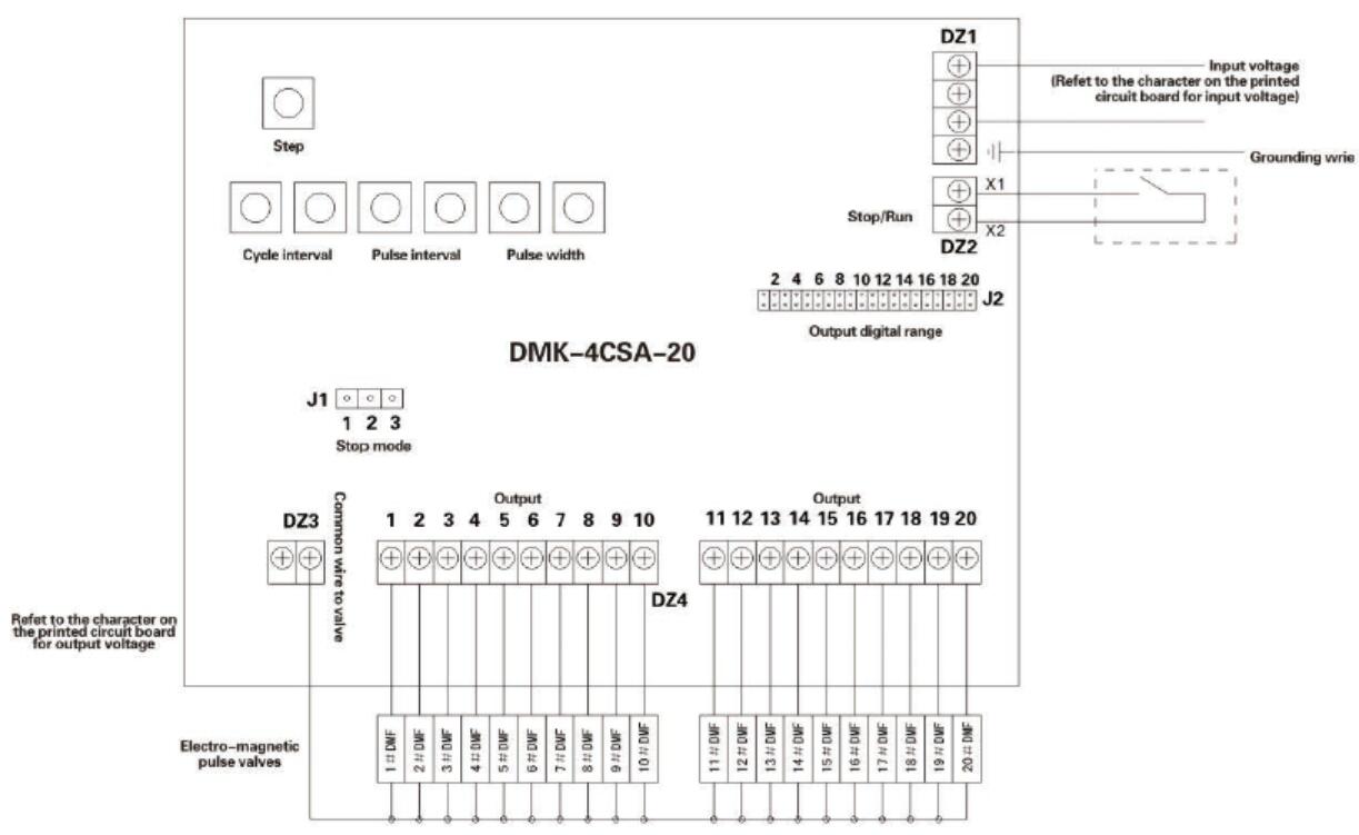 BFEC DMK-4CSA-50 Wiring Diagram